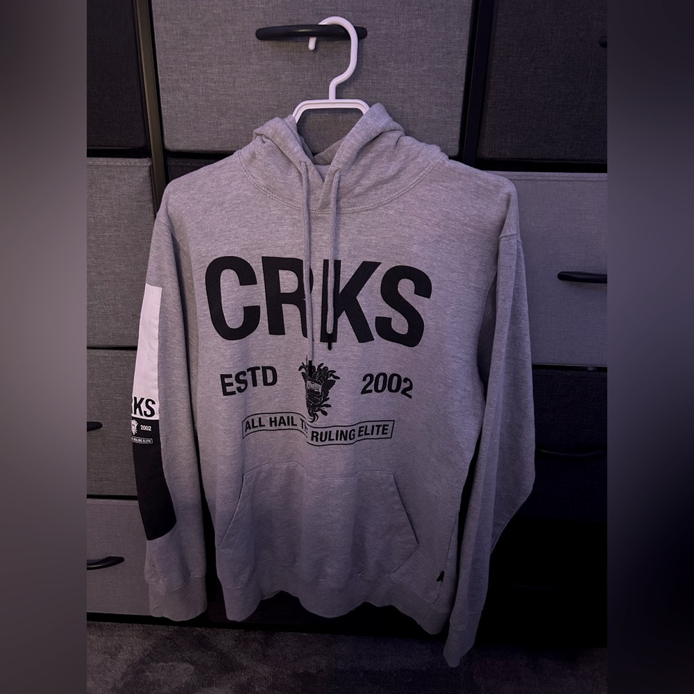 CRKS grey hoodie